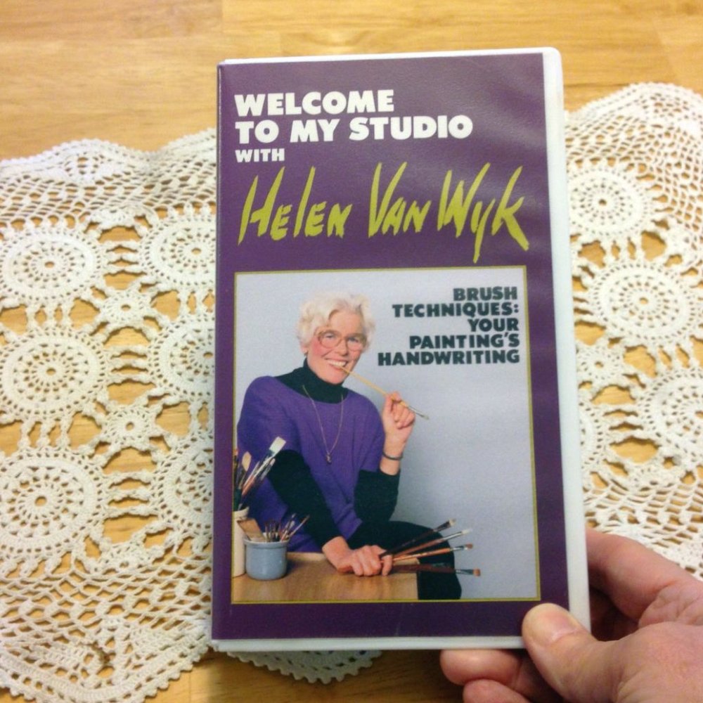 Helen Van Wyk Brush Techniques: Painting Instruction VHS